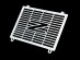 KAWASAKI Z 750 & Z 1000 (03-06) STAINLESS STEEL RADIATOR COVER GUARD GRILL